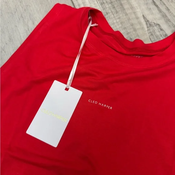 Cleo Harper Drift Tank Red Small New SOLD OUT - Picture 4 of 6
